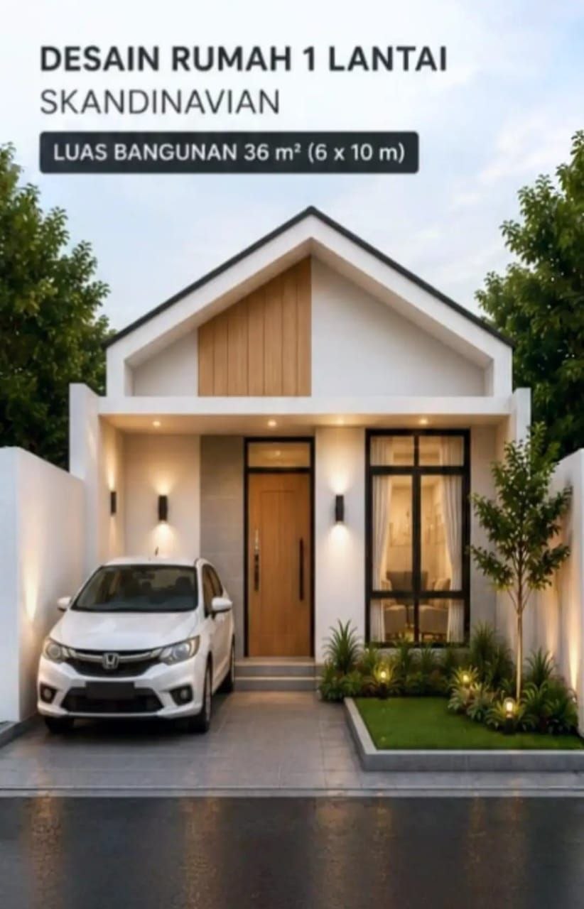 Rumah baru (Pesan bangun) di tengah kota Solo di Kepatihan, Jebres, Surakarta